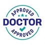 This image has an empty alt attribute; its file name is Doctor-Approved-Final.jpg